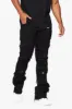 "AEGERINE” Jet Black Stacked Flare Jean sold by valabasas