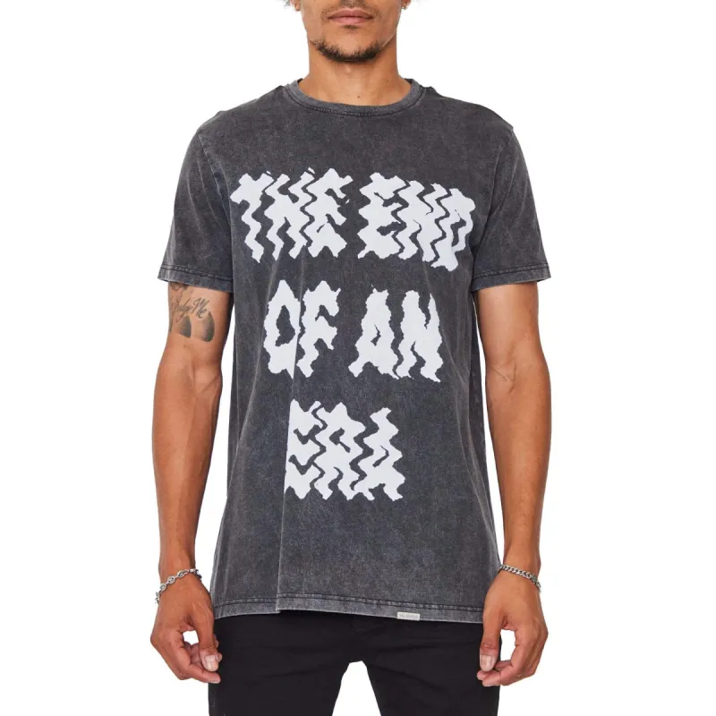 VALABASAS TEE “ERA ENDS” SUNFADED BLACK sold by valabasas