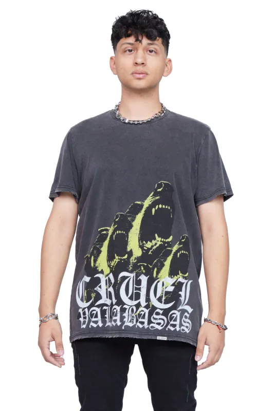 "CRUEL" VINTAGE BLACK TEE sold by valabasas