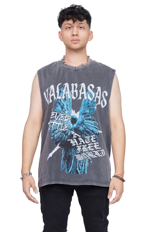 "HATE FREE" VINTAGE BLACK TEE sold by valabasas