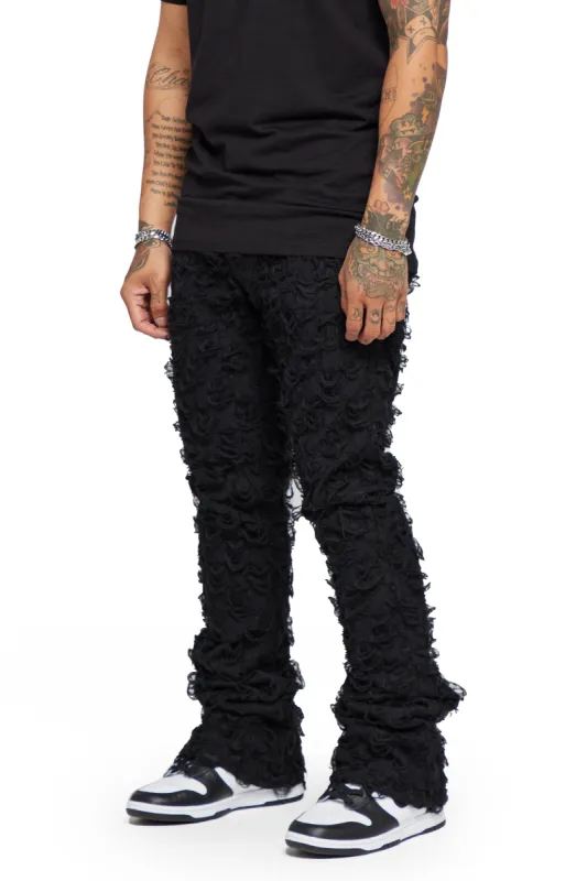 "EVOLVED" STACKED FLARE BLACK sold by valabasas