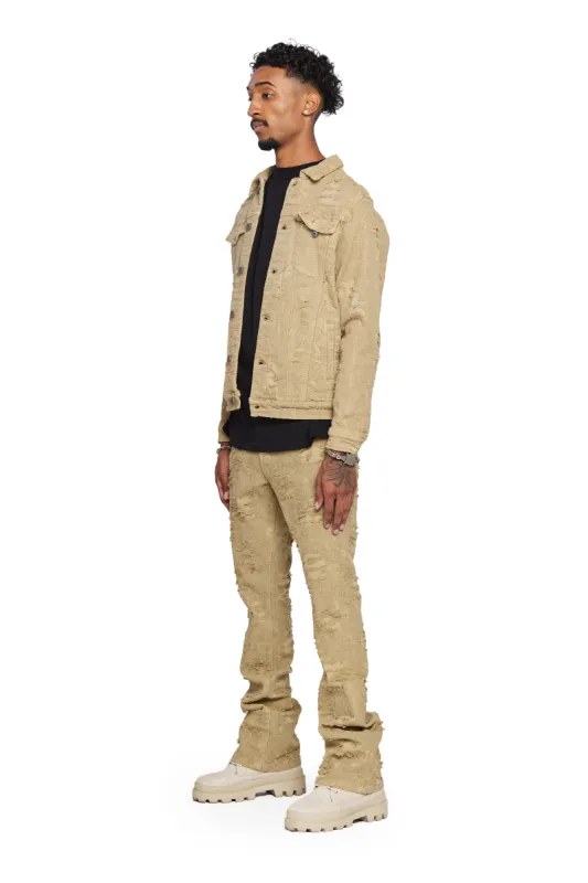 "BLUE MOON" KHAKI JACKET sold by valabasas