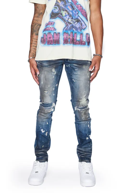 VALABASAS JEANS “QUBA” OIL VINTAGE sold by valabasas