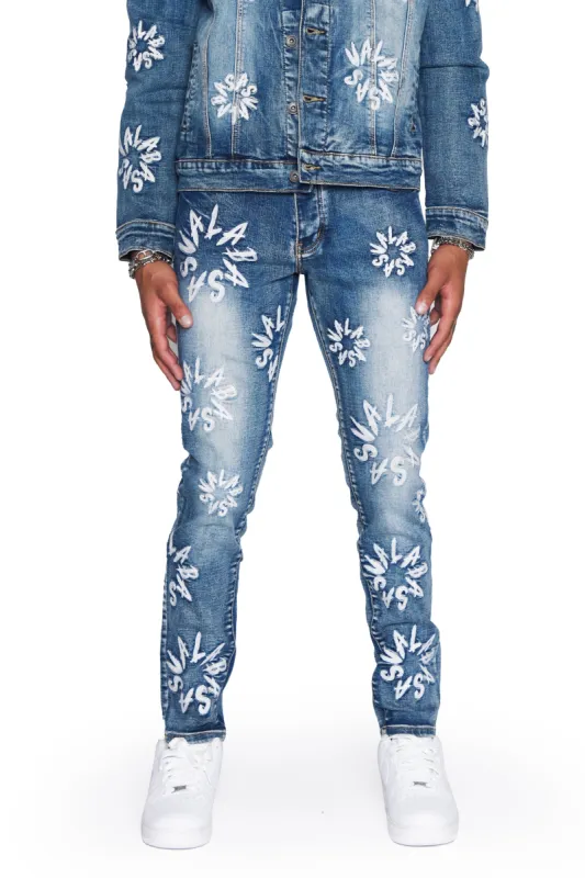 VALABASAS JEANS “ART” LT. BLUE WASH sold by valabasas