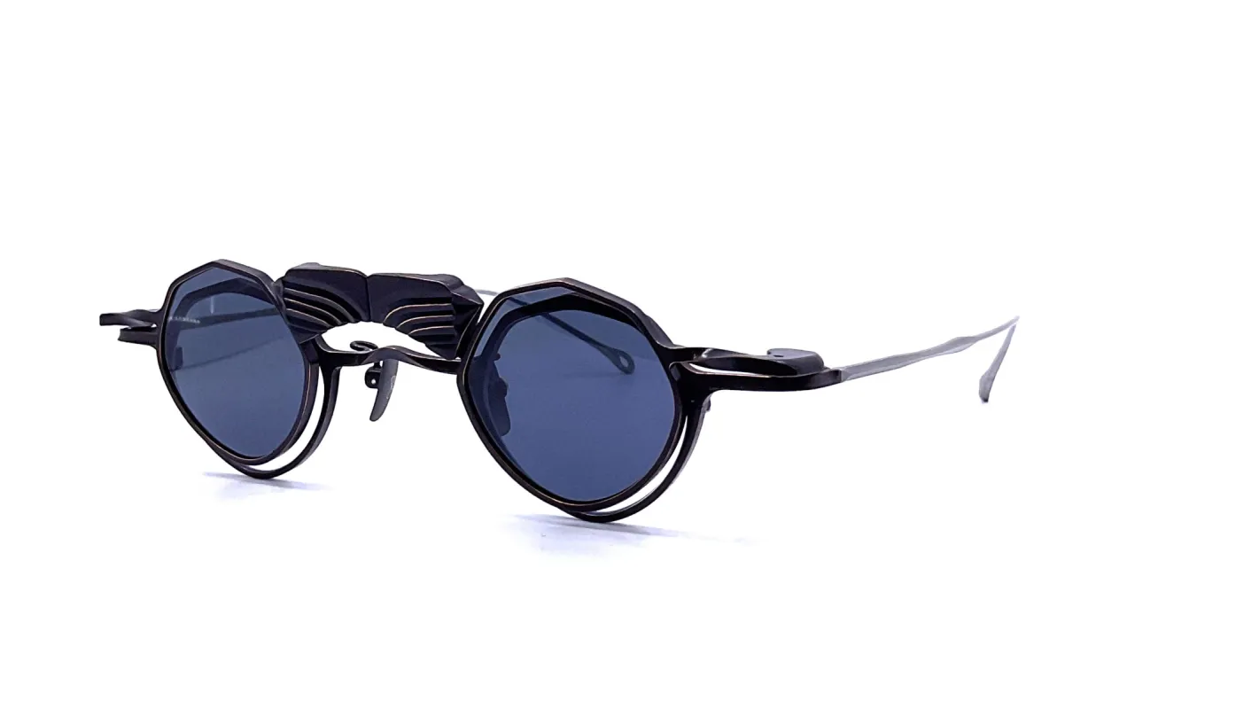Rigards - RG0318JM (Vintage Bronze) + Sun Clip (Bronze) made by Rigards Eyewear