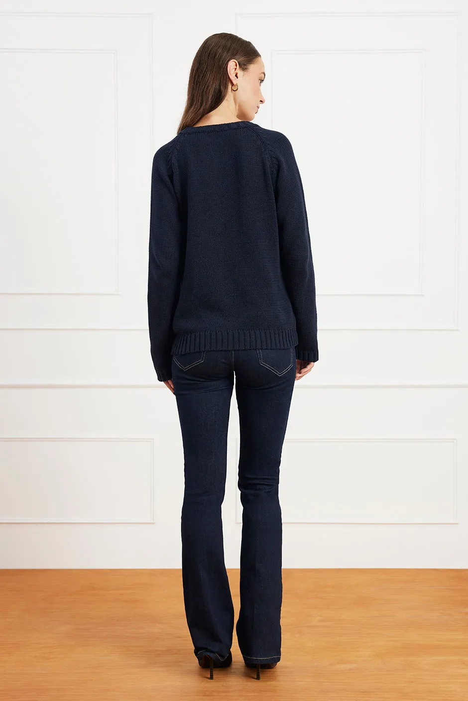 Selene Sweater in Midnight Navy sold by Paneros product image thumbnail 5