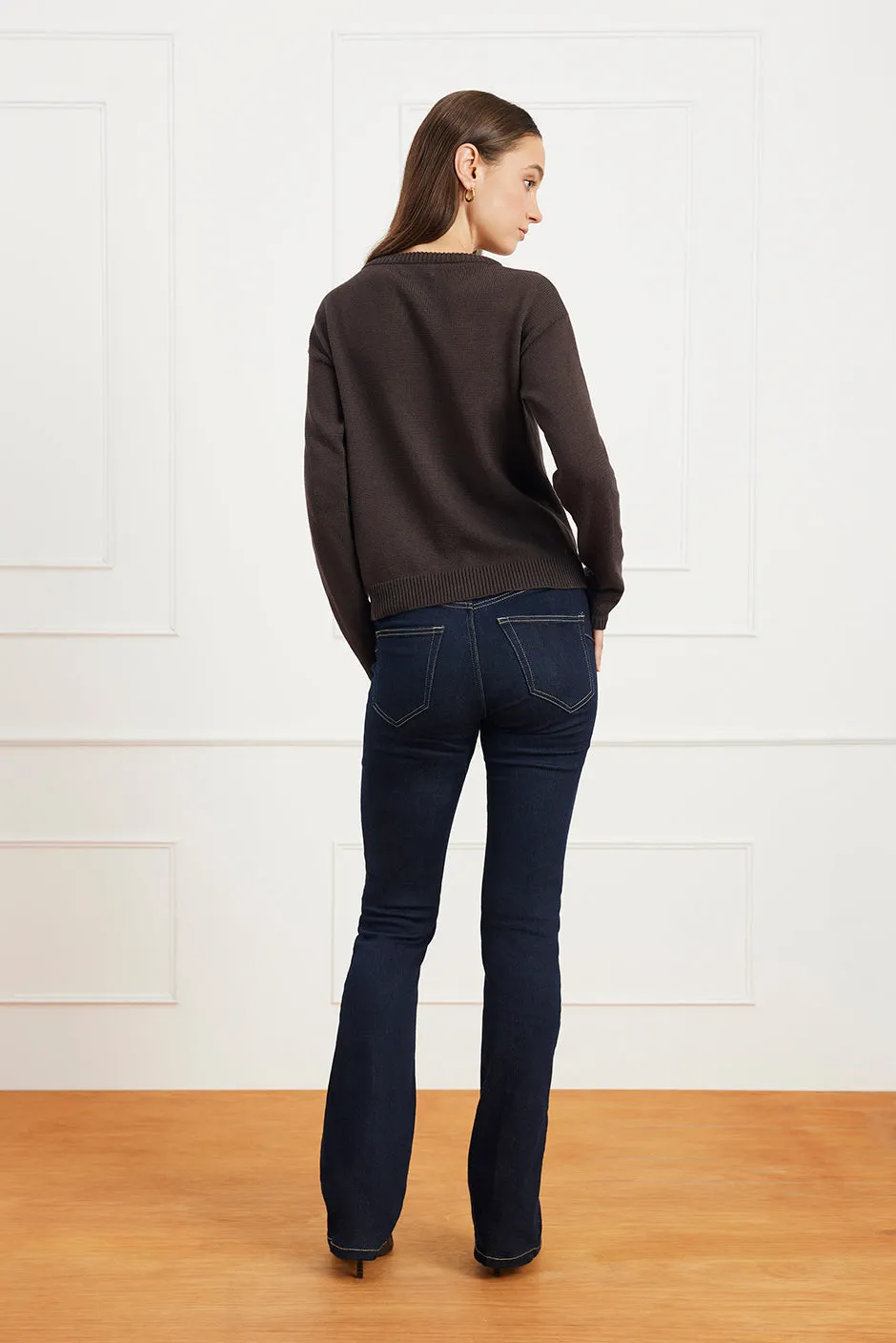 Ruthie Cardigan in Cacao sold by Paneros product image thumbnail 5