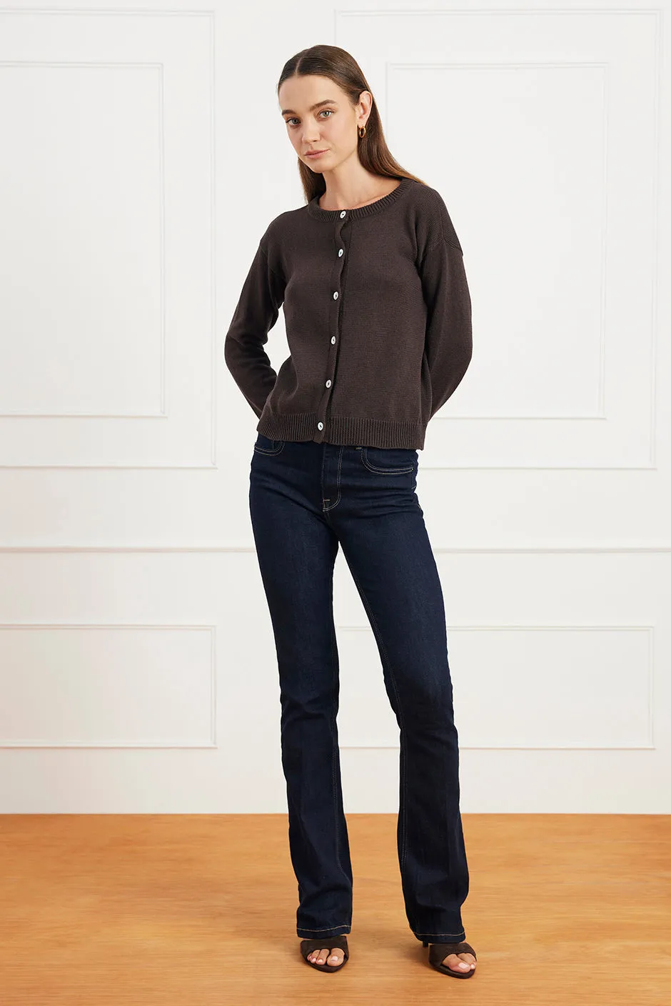Ruthie Cardigan in Cacao sold by Paneros product image thumbnail 2