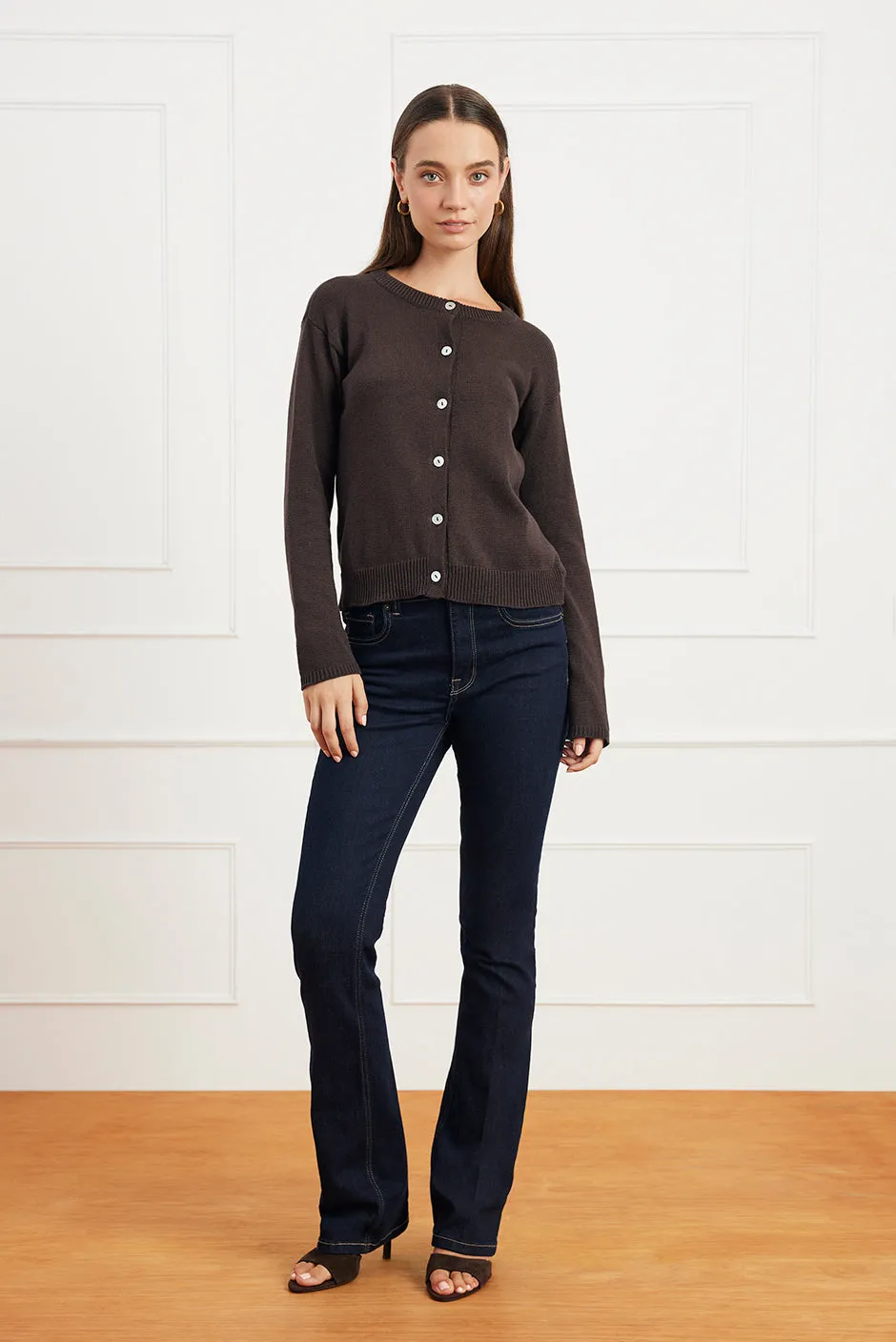 Ruthie Cardigan in Cacao sold by Paneros product image thumbnail 3