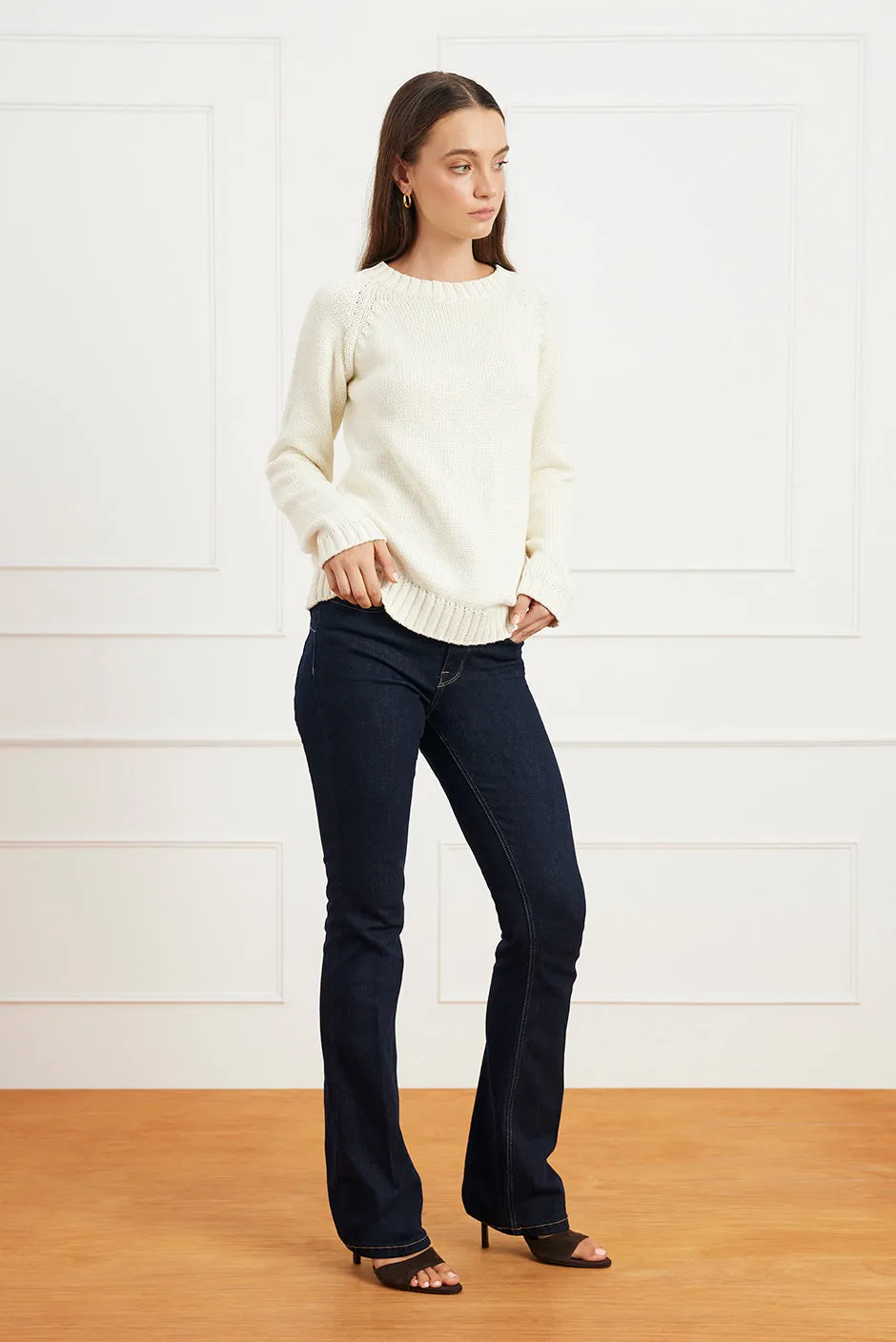 Aspen Crewneck in Oat Milk sold by Paneros product image thumbnail 4