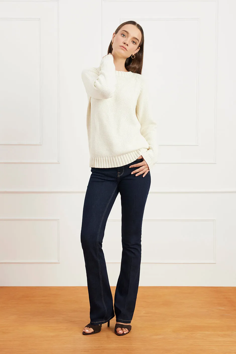 Aspen Crewneck in Oat Milk sold by Paneros product image thumbnail 3