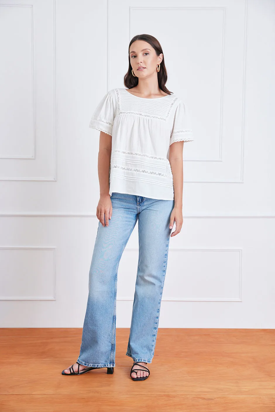 Dawn Tee in Off White sold by Paneros product image thumbnail 2