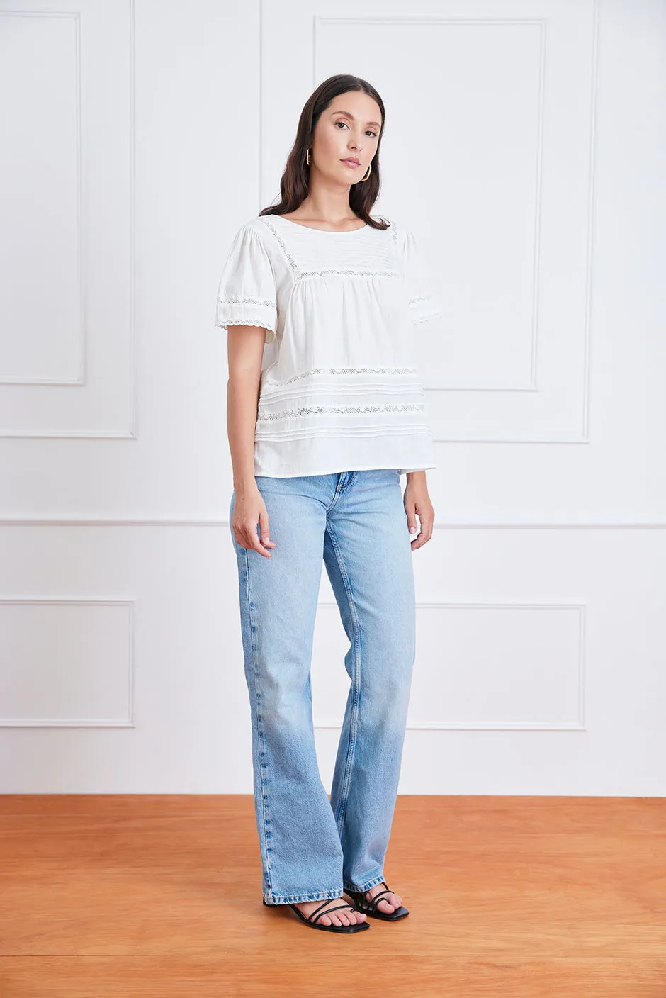 Dawn Tee in Off White sold by Paneros product image thumbnail 4