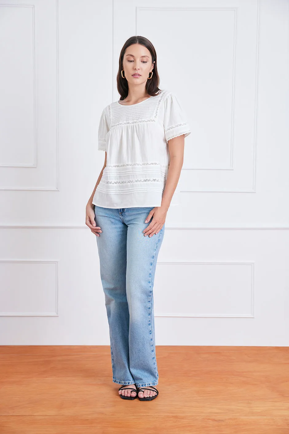 Dawn Tee in Off White sold by Paneros product image thumbnail 3