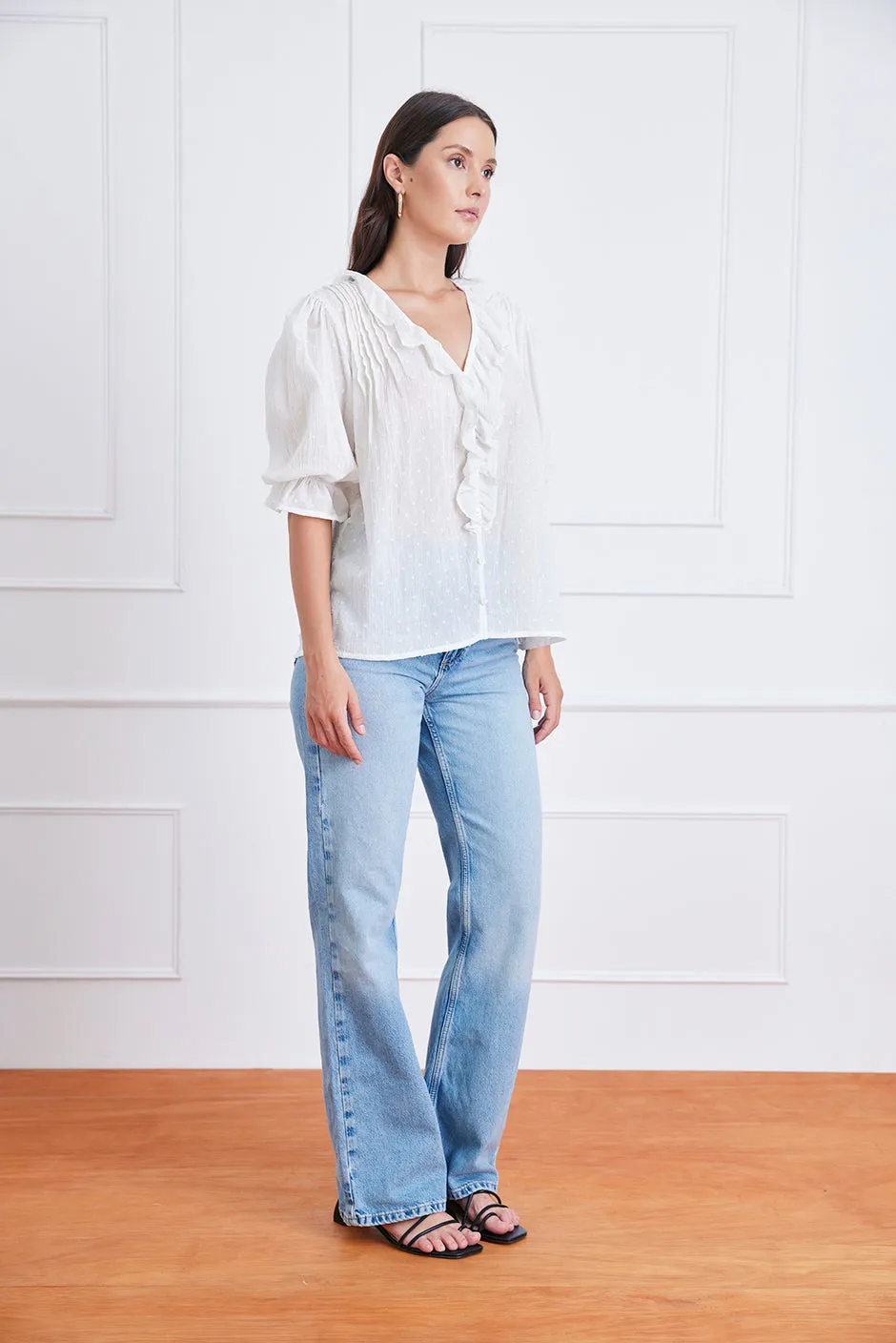 Chloe Shirt in Gold Dust sold by Paneros product image thumbnail 3