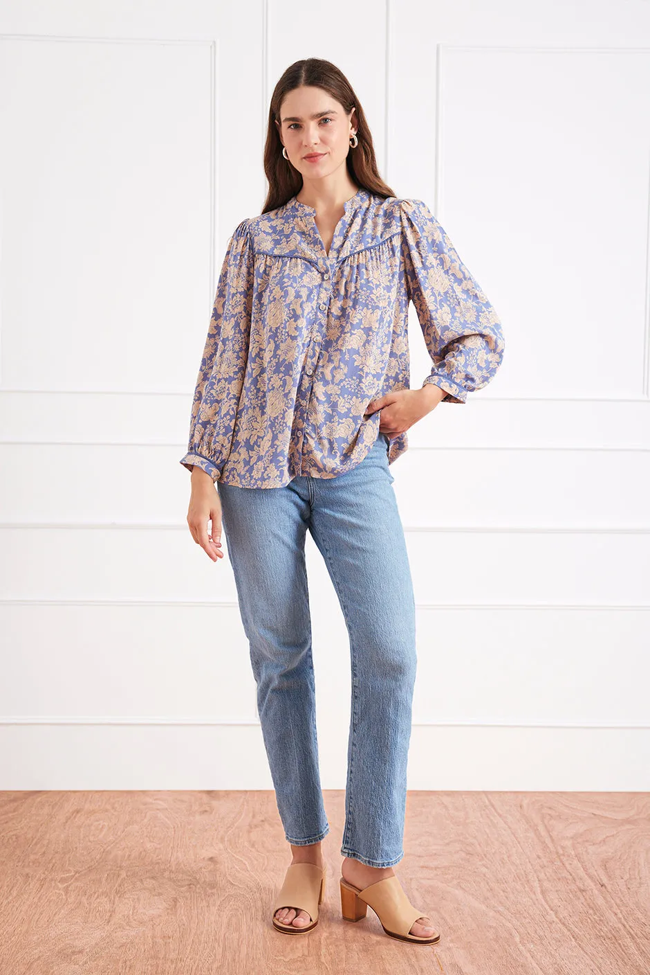 Anna Shirt in Daydreamer Floral sold by Paneros product image thumbnail 3