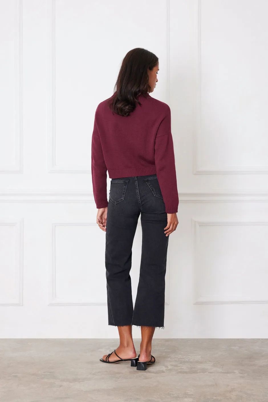 Diana Cardigan in Plum sold by Paneros product image thumbnail 5