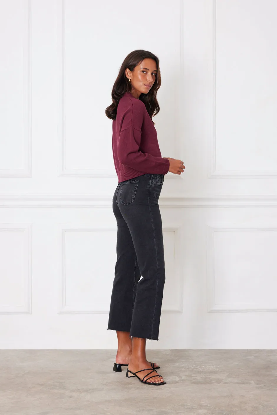 Diana Cardigan in Plum sold by Paneros product image thumbnail 4