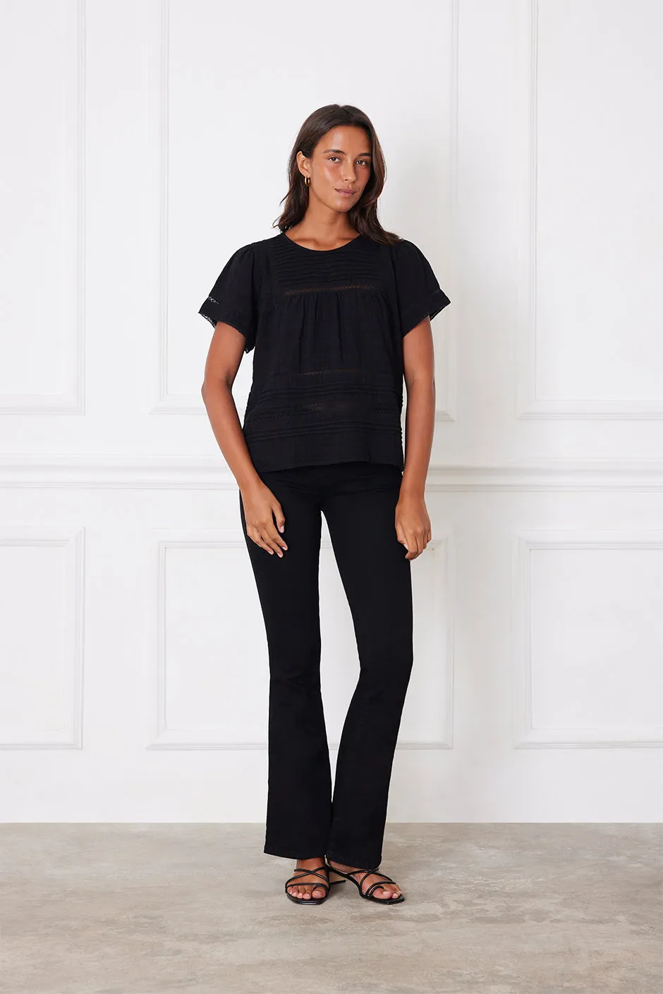 Dawn Tee in Black sold by Paneros product image thumbnail 2