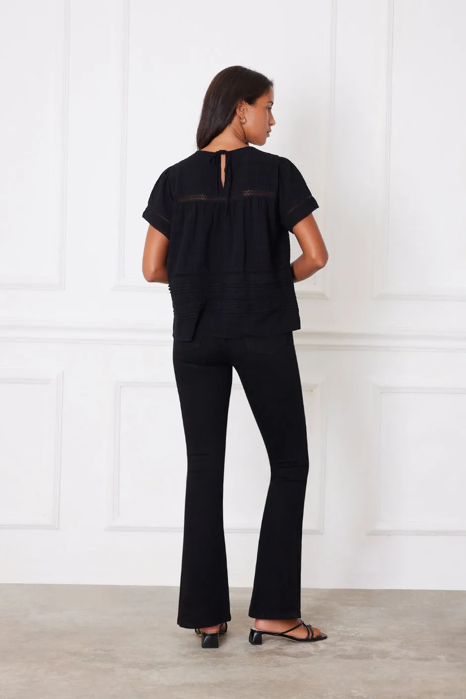 Dawn Tee in Black sold by Paneros product image thumbnail 5