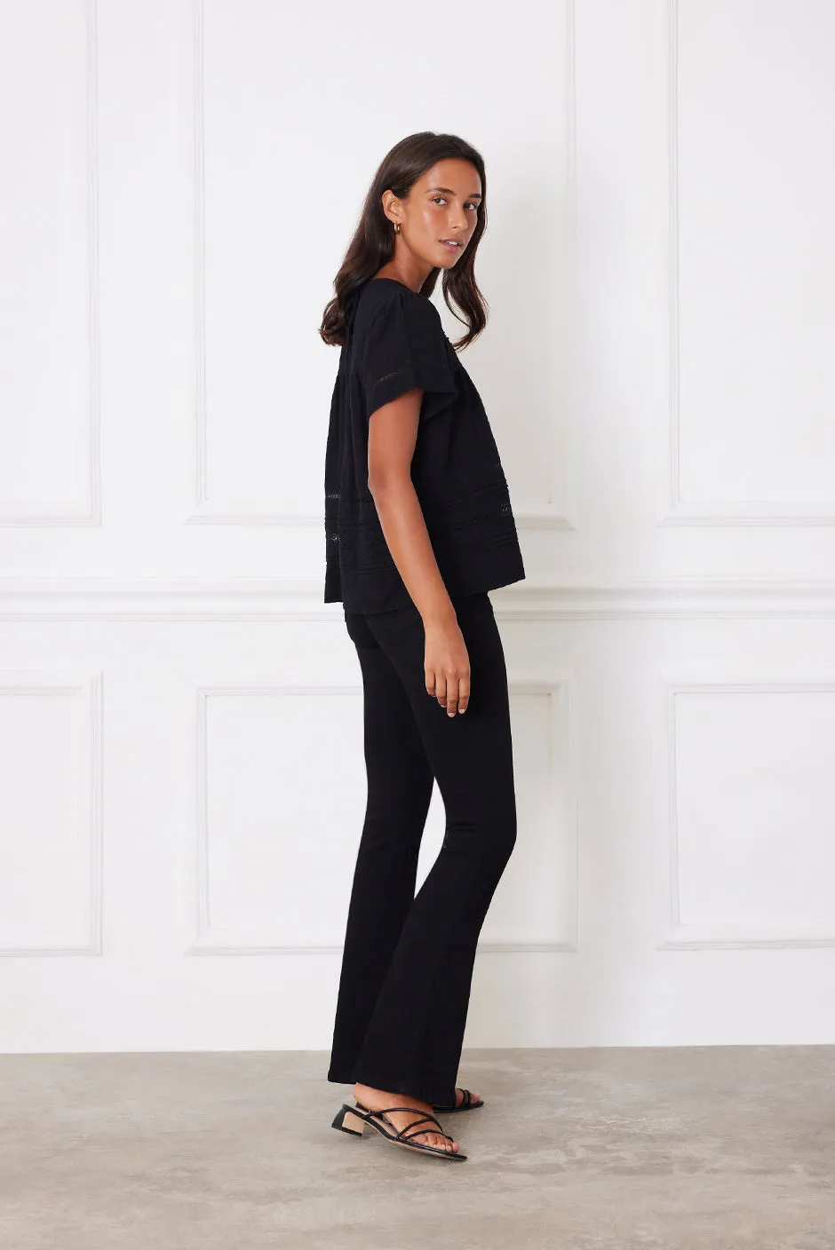 Dawn Tee in Black sold by Paneros product image thumbnail 4