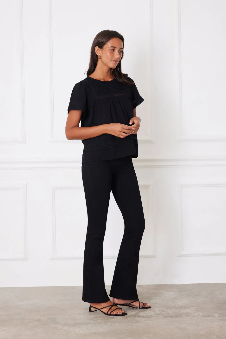 Dawn Tee in Black sold by Paneros product image thumbnail 3