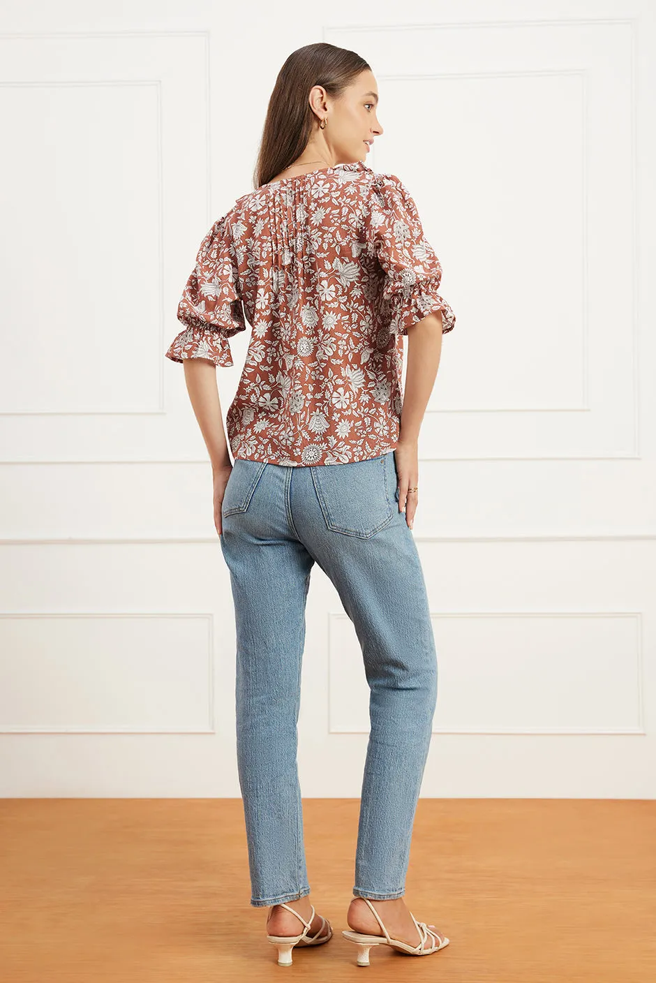 Chloe Shirt in Garden Roots sold by Paneros product image thumbnail 5