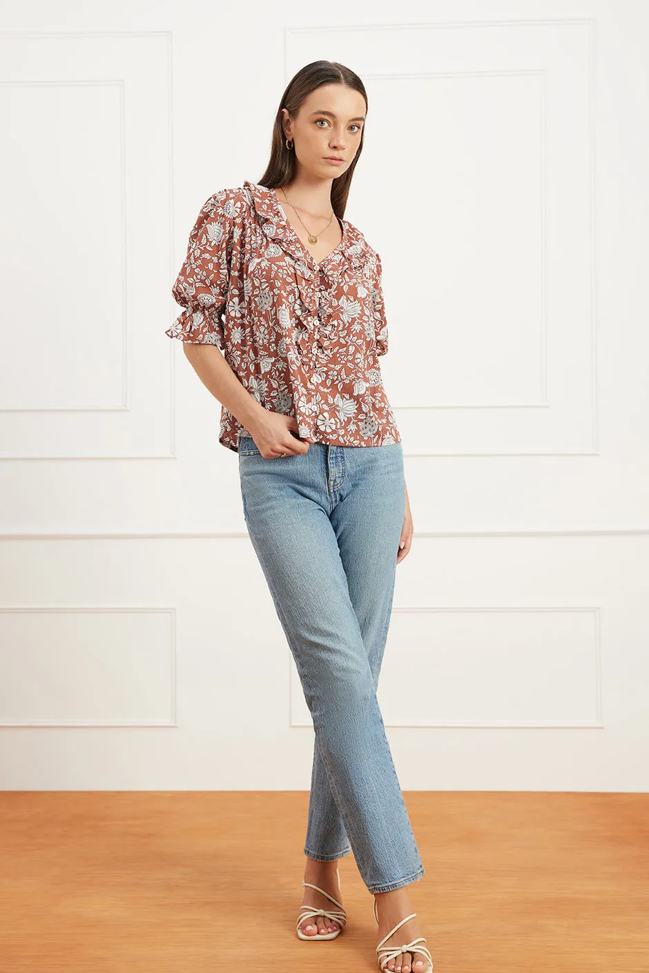 Chloe Shirt in Garden Roots sold by Paneros product image thumbnail 3