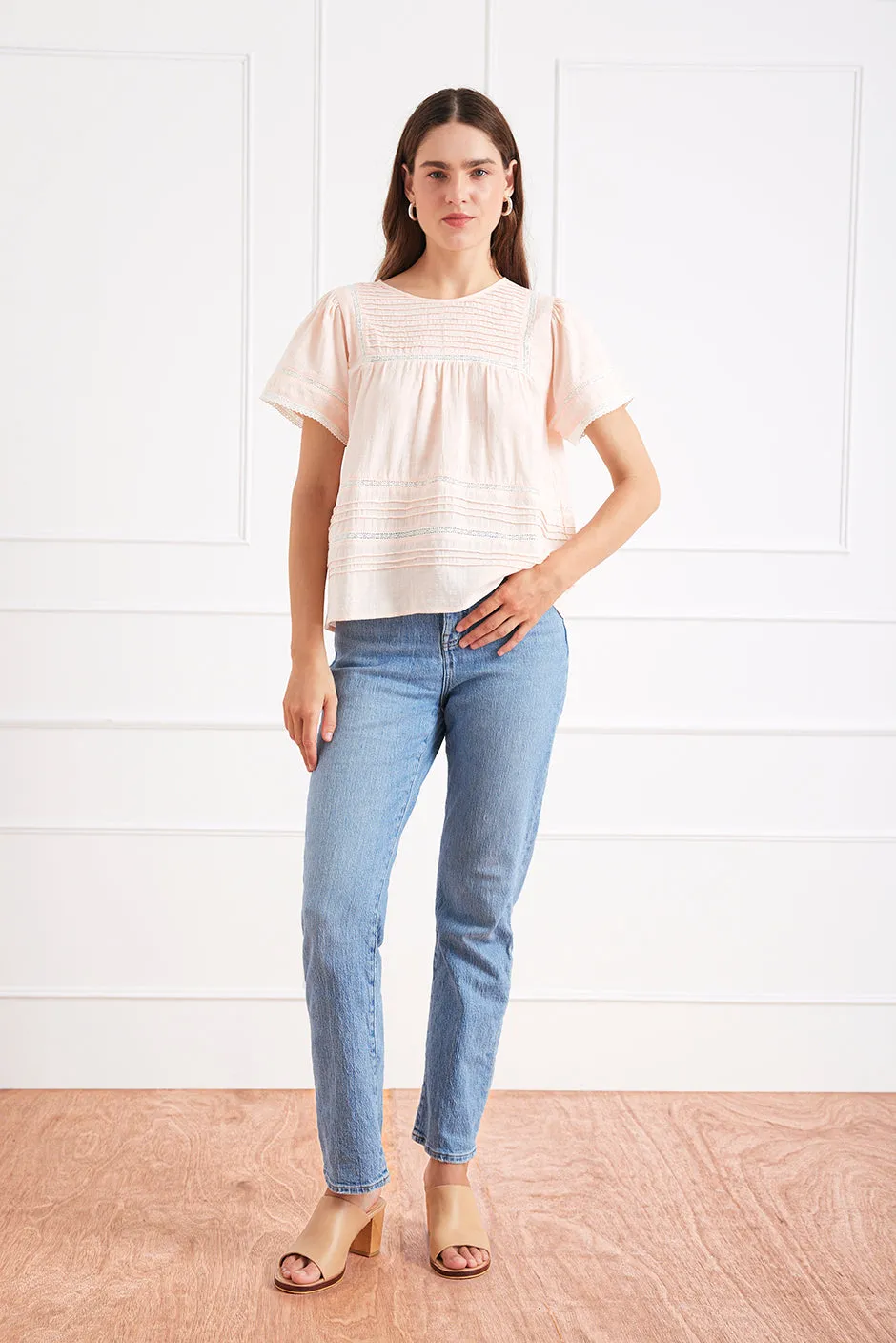 Dawn Tee in Bright Bellini sold by Paneros product image thumbnail 2