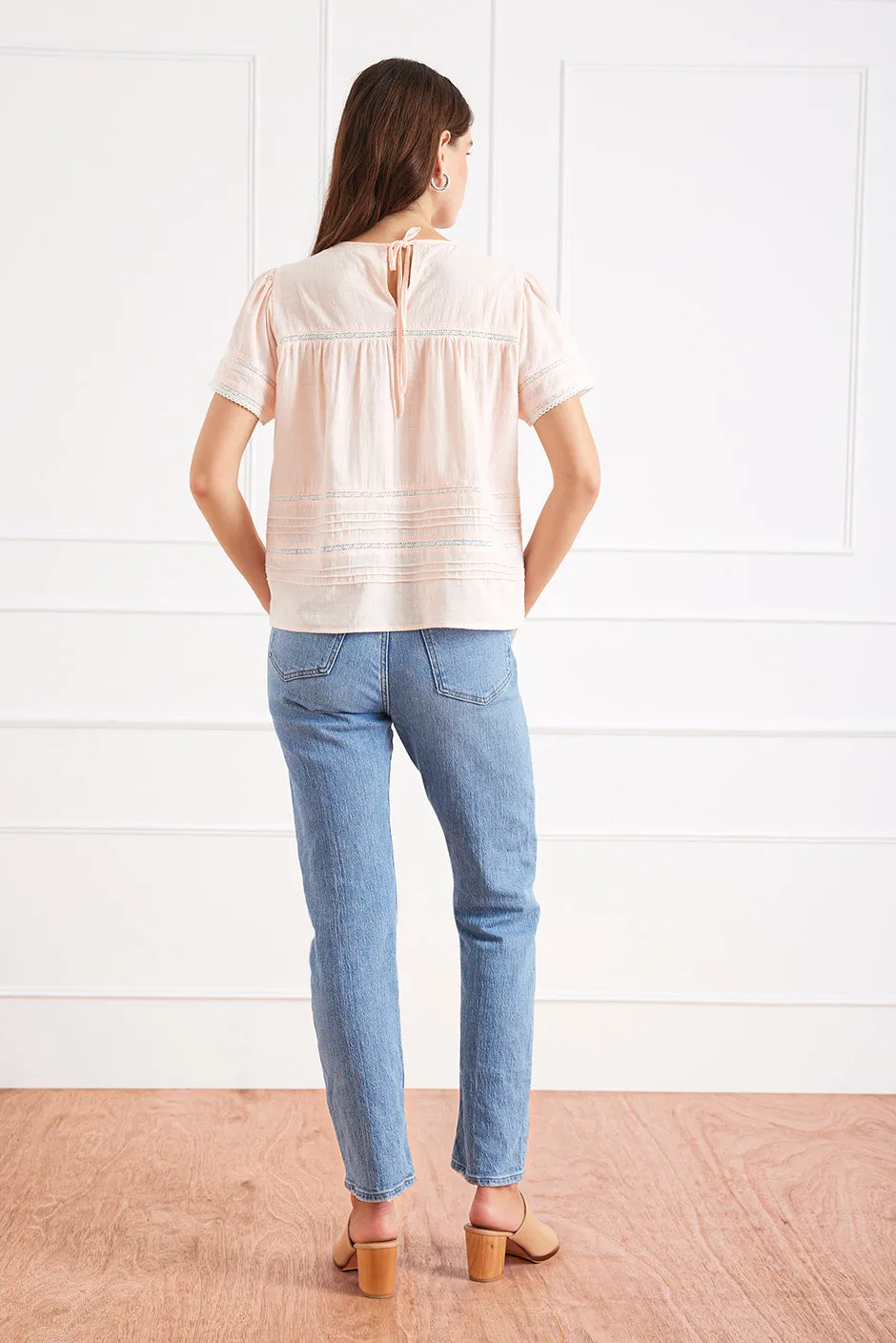Dawn Tee in Bright Bellini sold by Paneros product image thumbnail 4