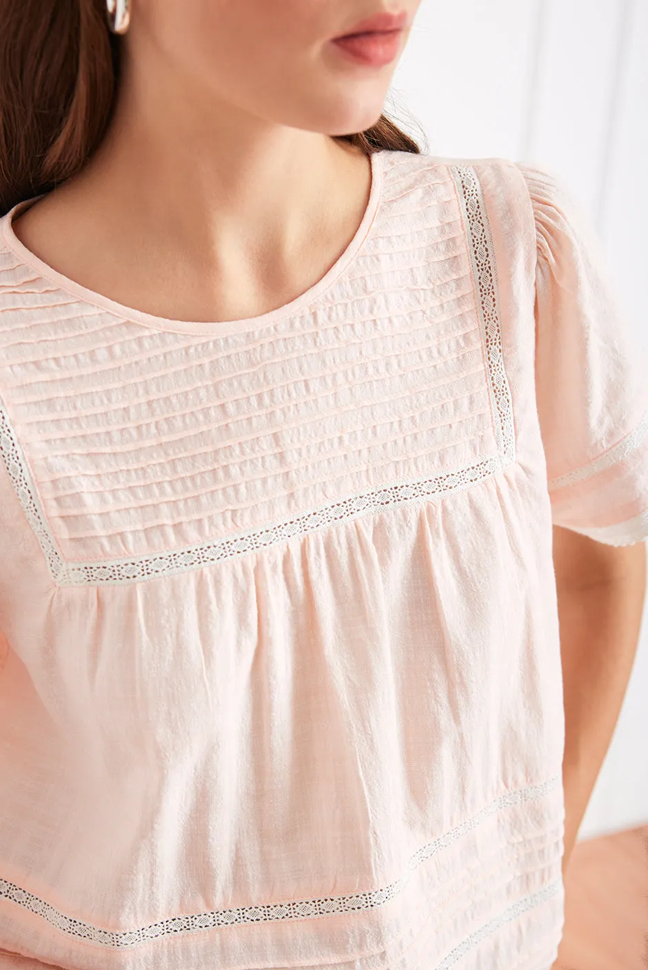 Dawn Tee in Bright Bellini sold by Paneros product image thumbnail 5