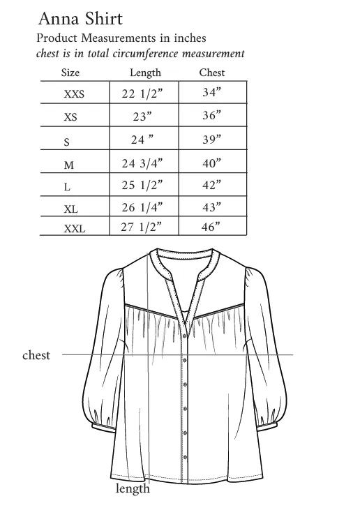 Anna Shirt in Navy Vines Print sold by Paneros product image thumbnail 5