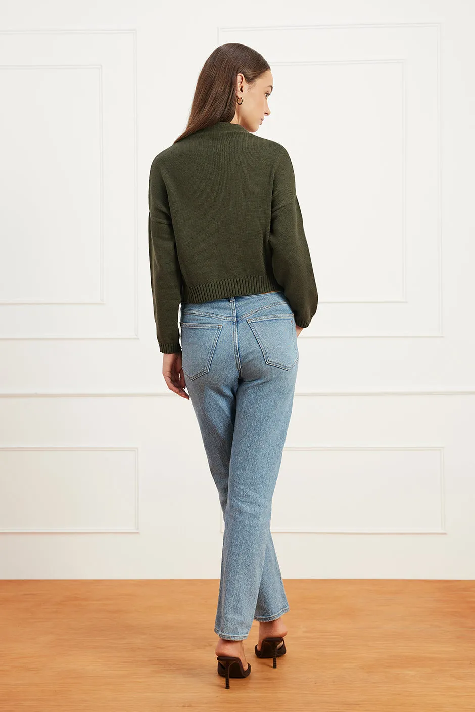 Diana Cardigan in Forest Green sold by Paneros product image thumbnail 5