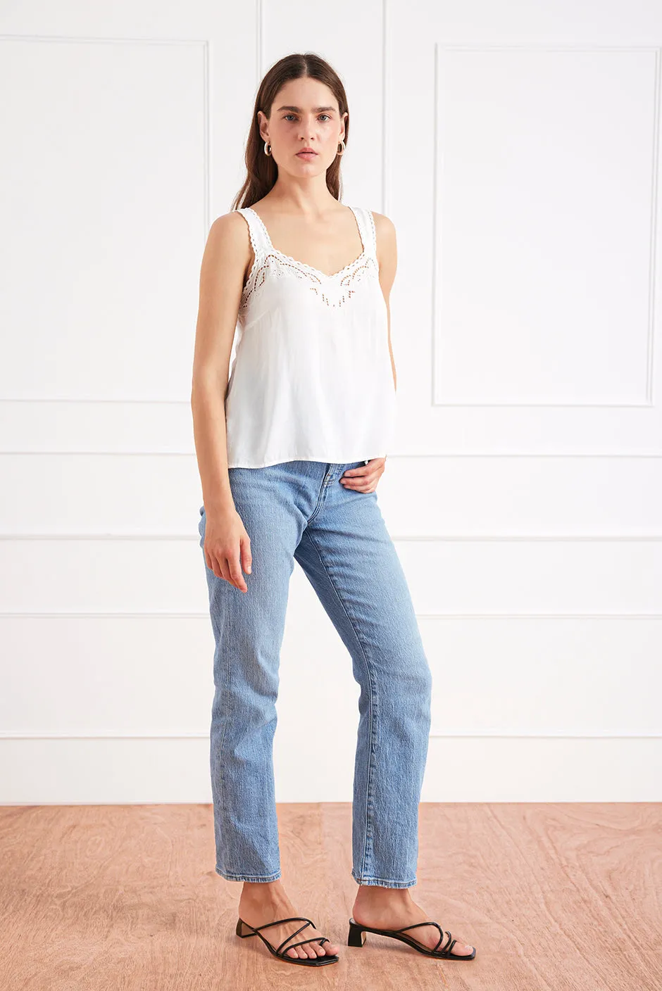 Iris Camisole in Sugar White sold by Paneros product image thumbnail 3