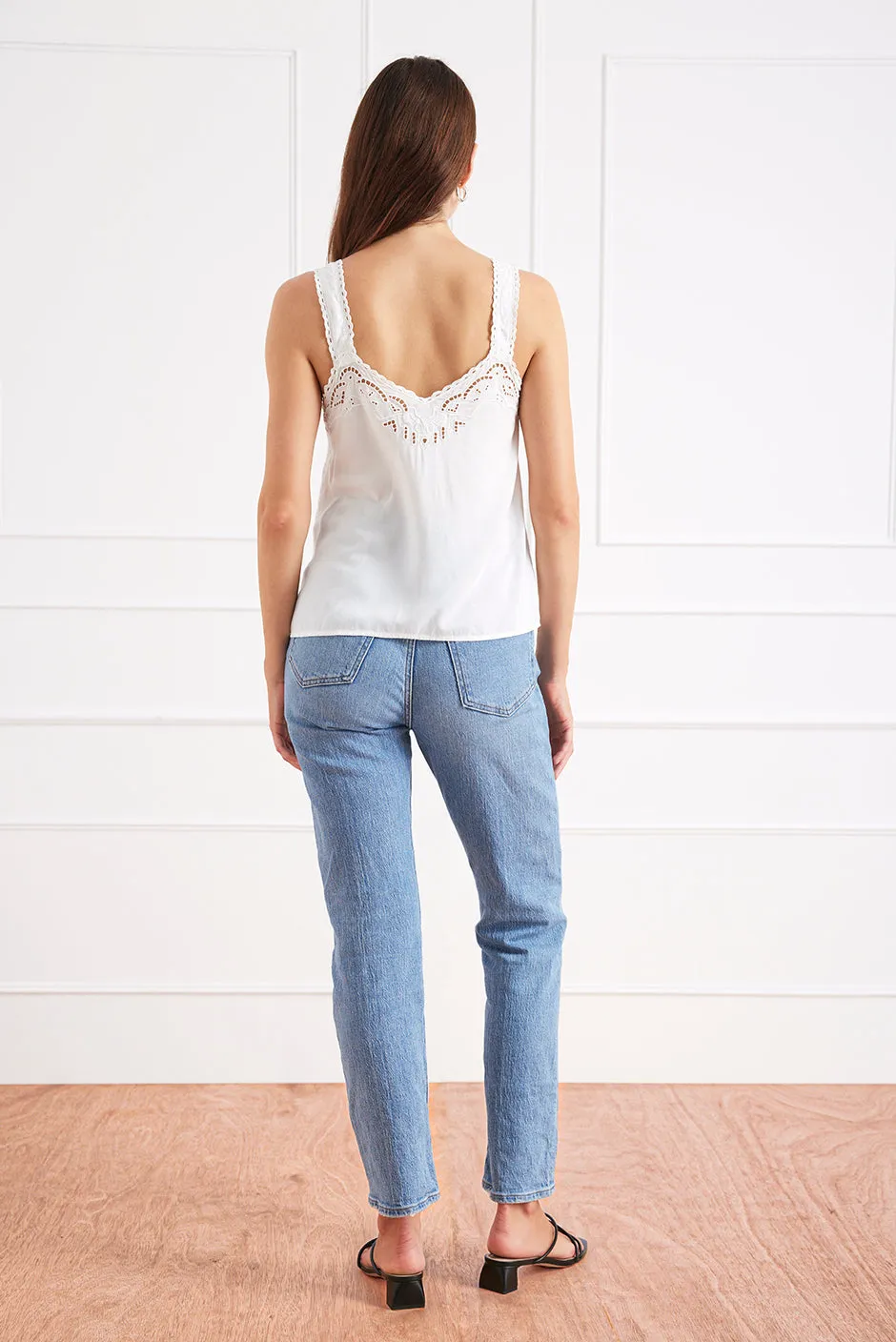 Iris Camisole in Sugar White sold by Paneros product image thumbnail 4