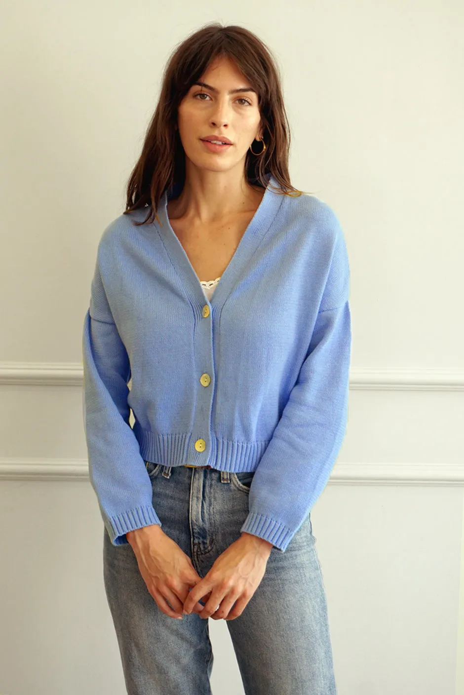 Diana Cardigan in Hydrangea sold by Paneros product image thumbnail 2