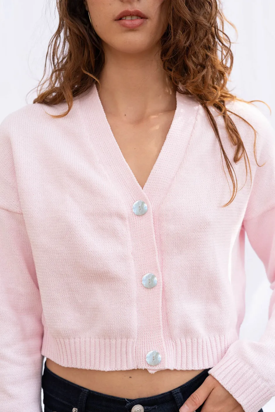 Diana Cardigan in Pink Rose sold by Paneros product image thumbnail 2