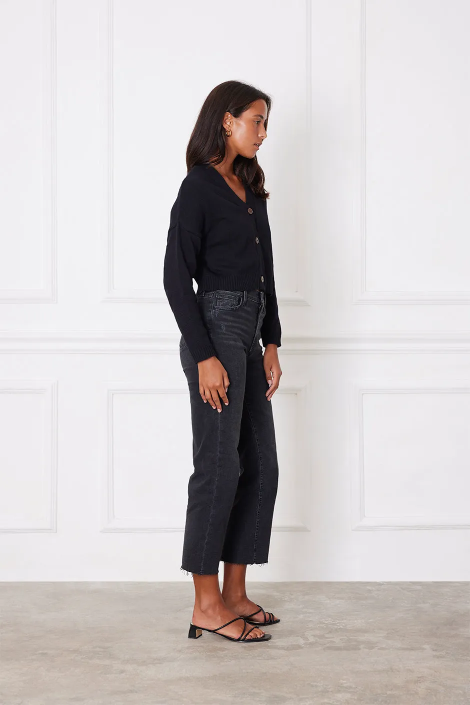 Diana Cardigan in Black sold by Paneros product image thumbnail 3