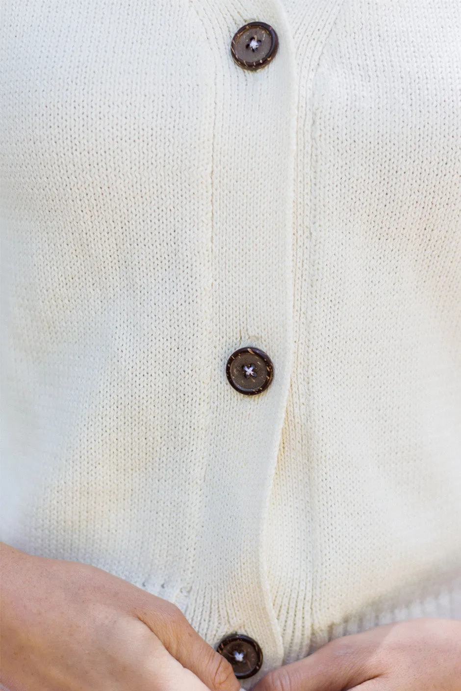 Diana Cardigan in Oat Milk sold by Paneros product image thumbnail 3