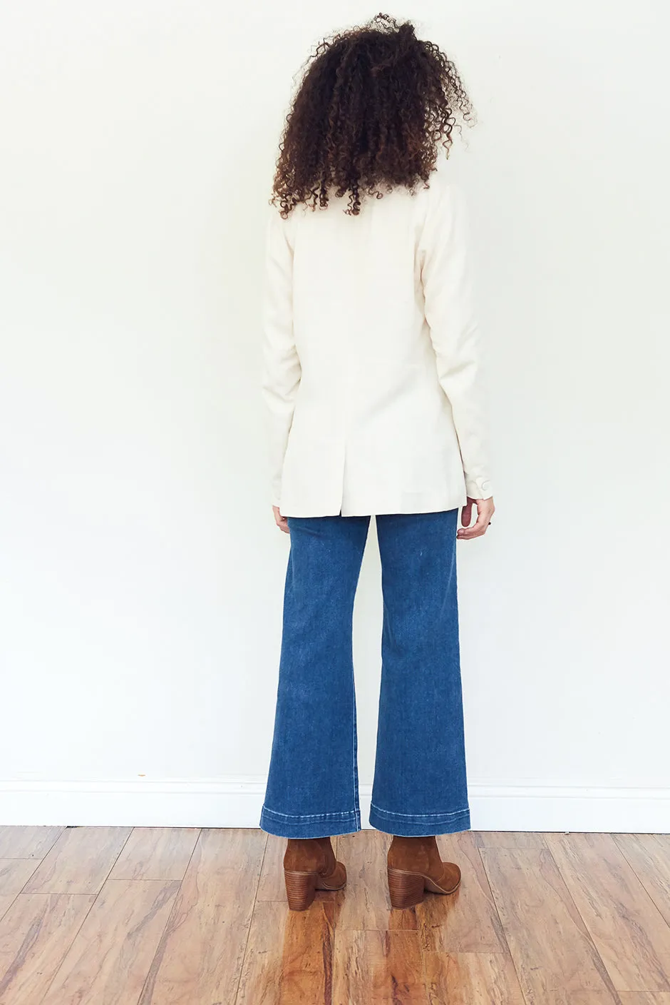 Kate Blazer in Coconut Milk sold by Paneros product image thumbnail 3