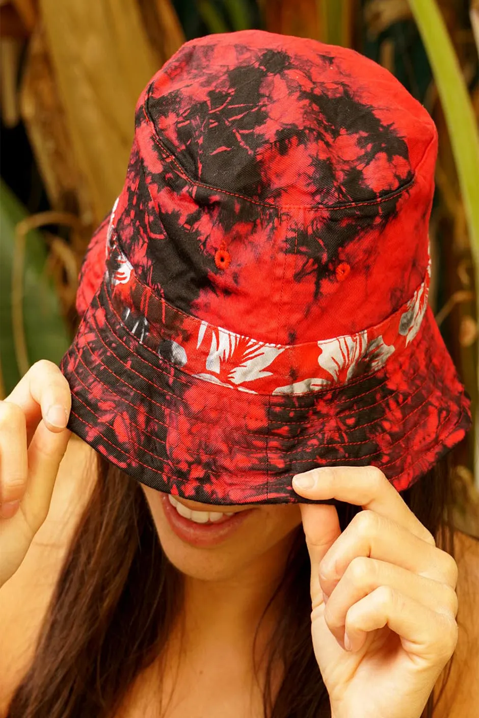 Luna Bucket Hat // Lava Tie Dye sold by Paneros