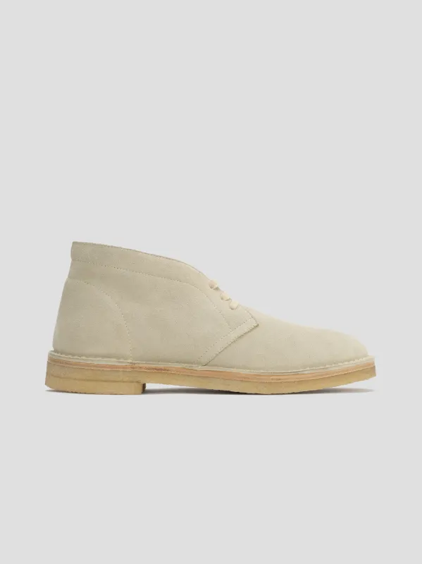 blucher 17 suede ecru sold by Grds