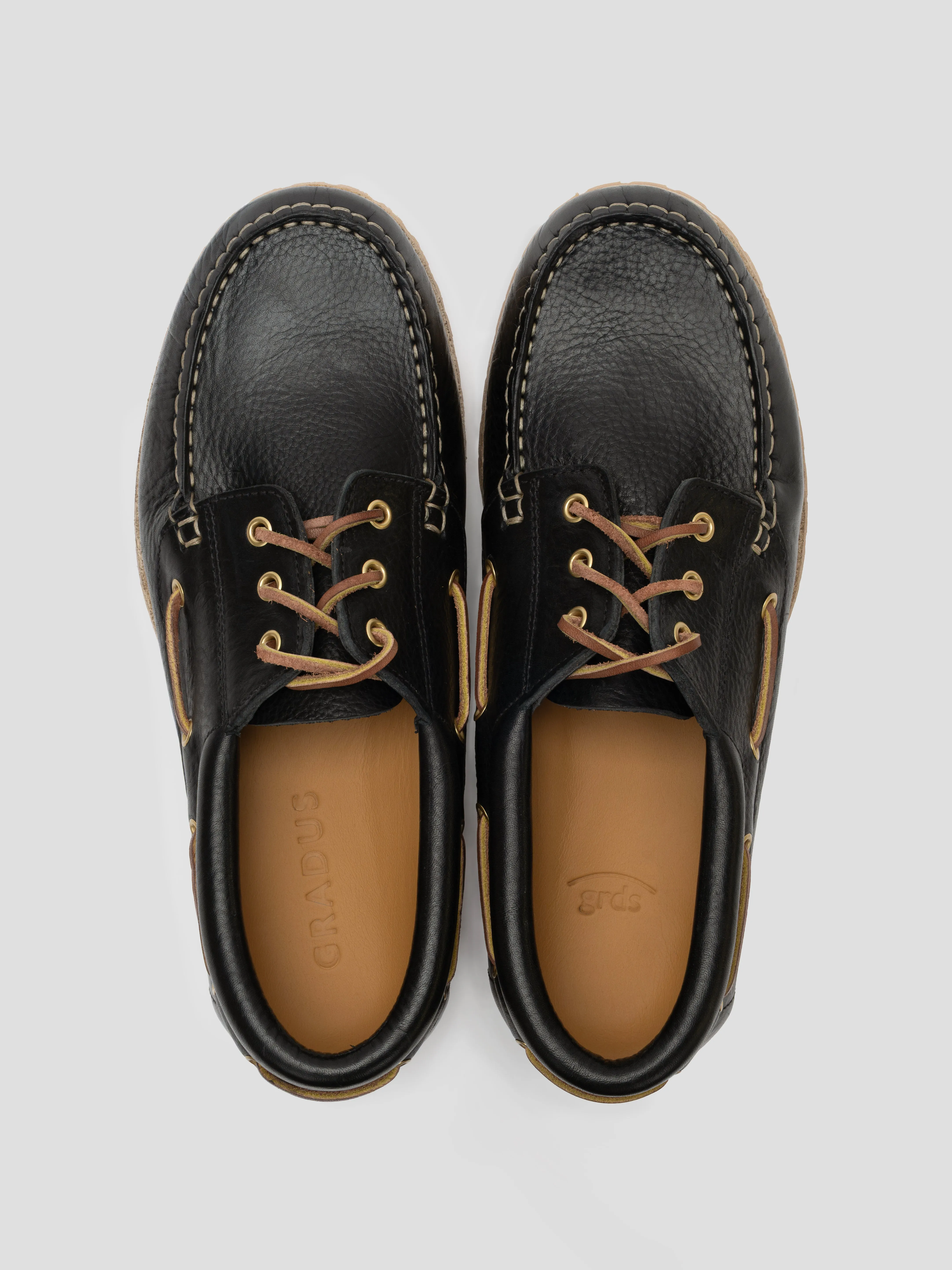 moccasin 02 leather black sold by Grds product image thumbnail 5