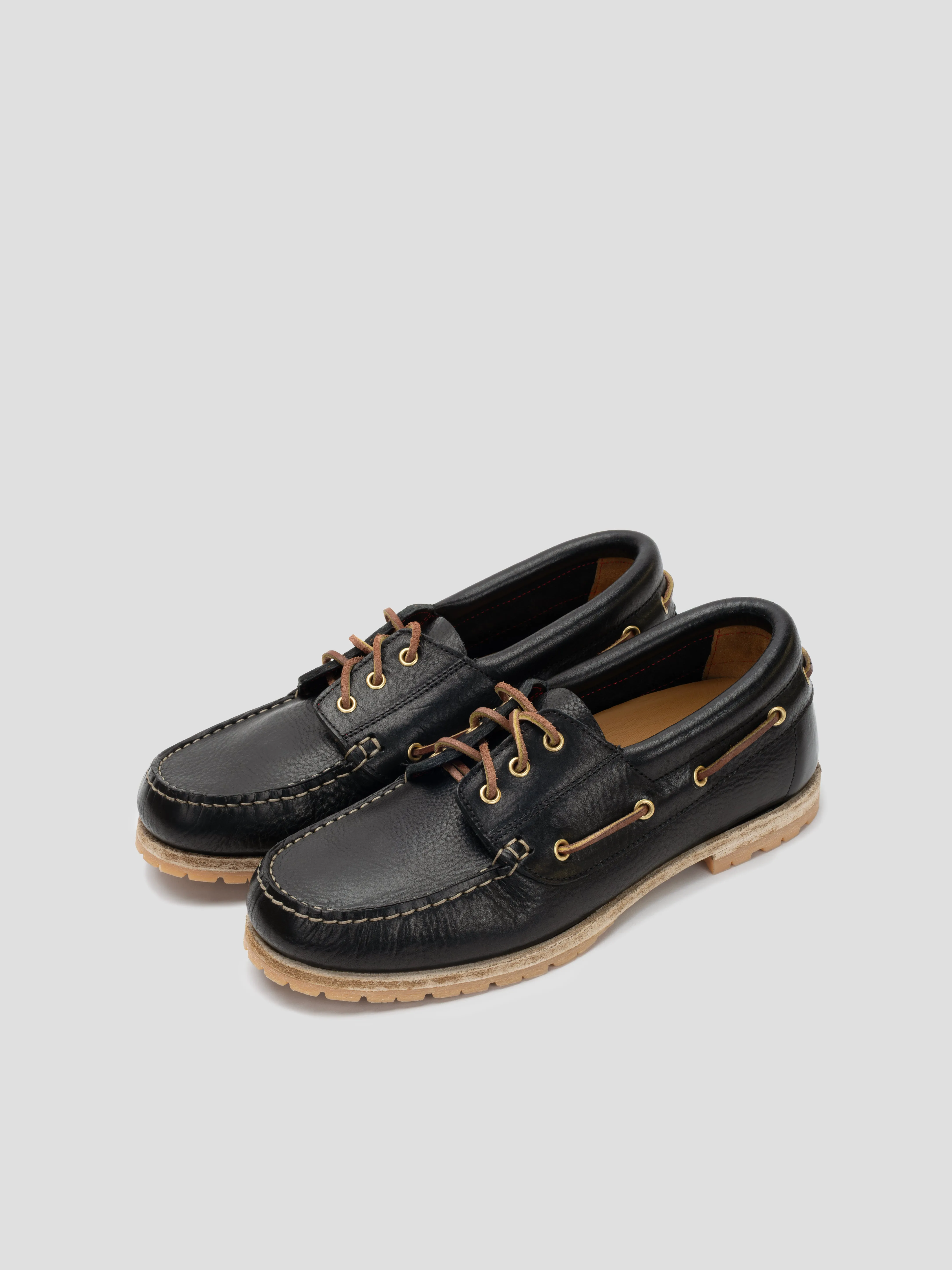 moccasin 02 leather black sold by Grds product image thumbnail 2