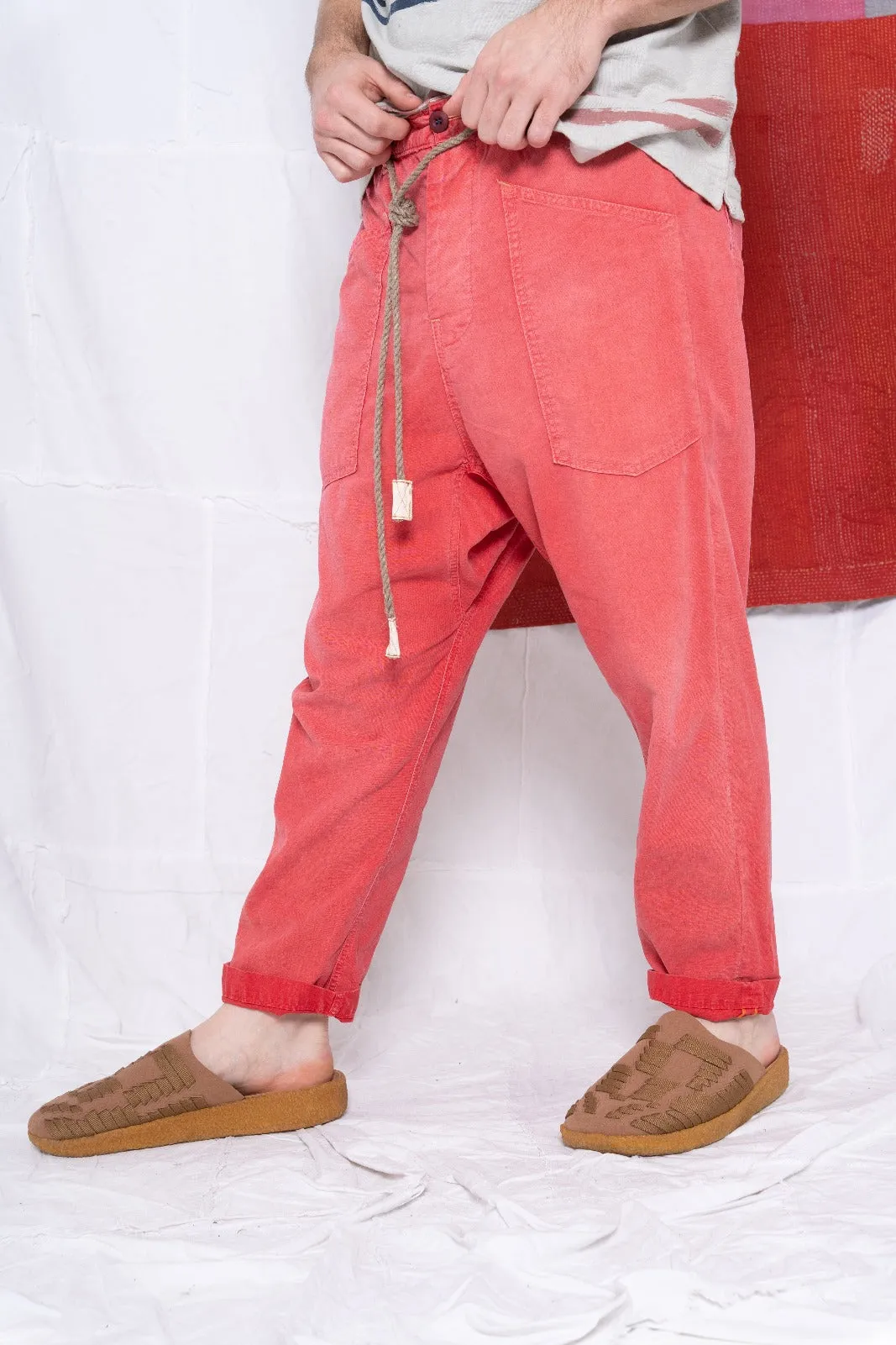 P63 Fatigue Hemp/Organic Cotton Sunfaded Red sold by Dr. Collectors product image thumbnail 3