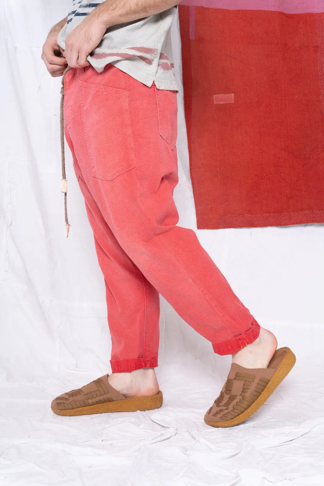 P63 Fatigue Hemp/Organic Cotton Sunfaded Red sold by Dr. Collectors product image thumbnail 2