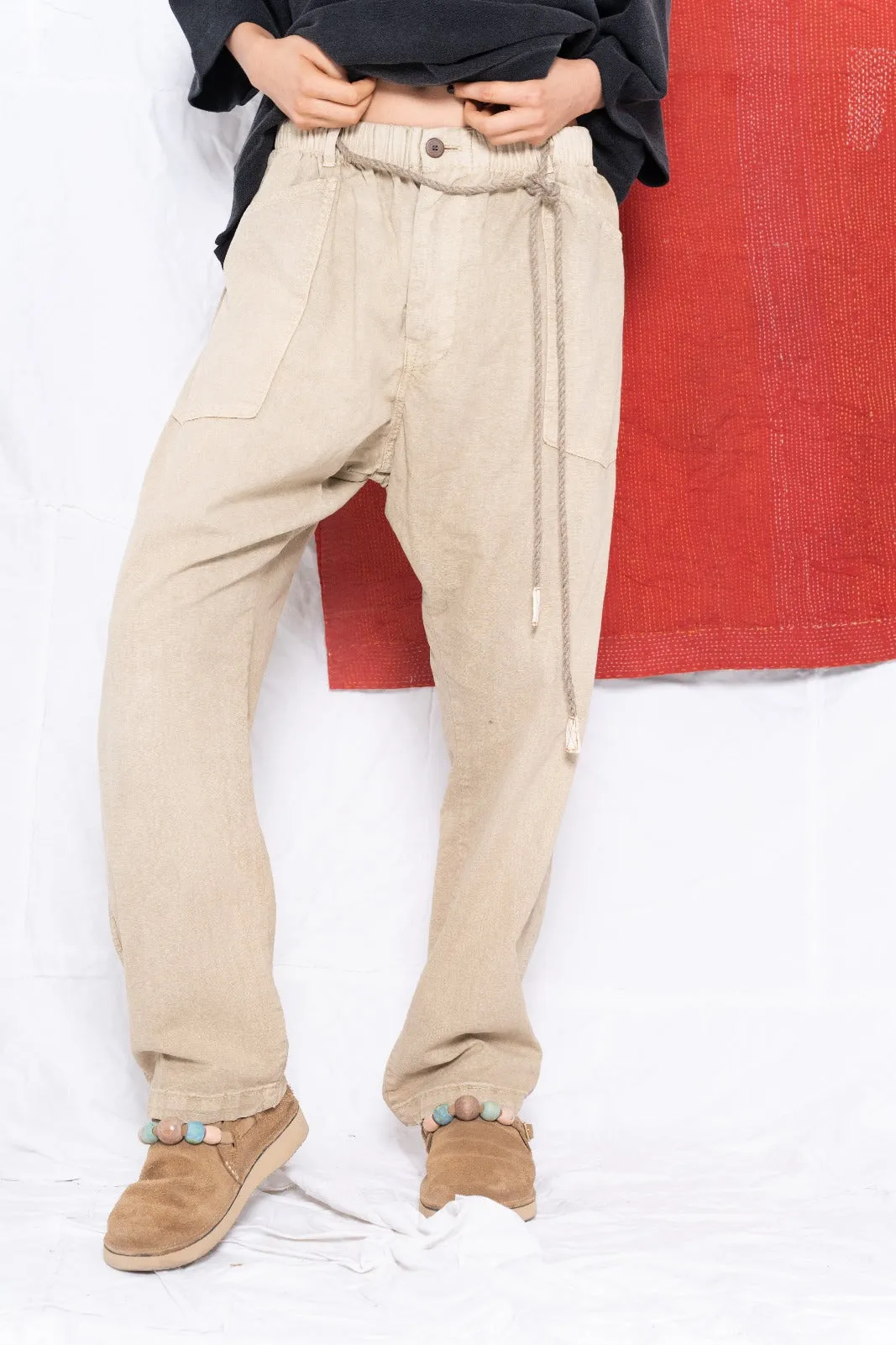 P38 Hemp & Organic Cotton Sunfaded Khaki sold by Dr. Collectors product image thumbnail 2