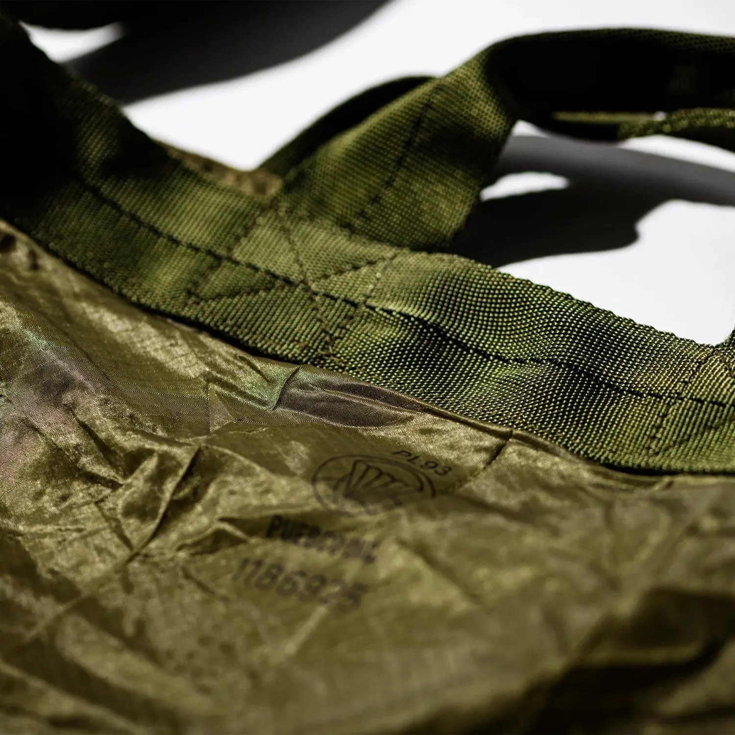 ZZ-504131 Vintage Parachute Light 2-Way Bag Olive sold by Dr. Collectors product image thumbnail 3