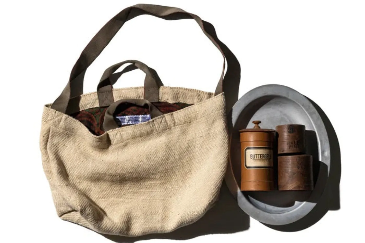 ZZ-503691 Jute Grain Shoulder Bag sold by Dr. Collectors