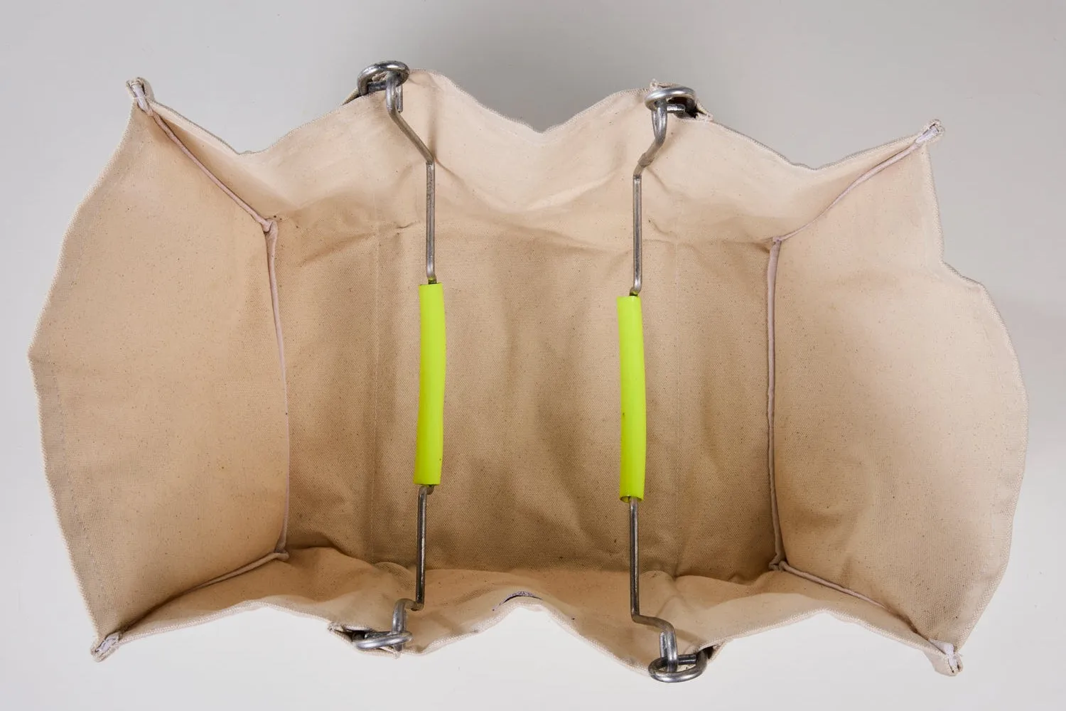 ZZ-110141 Canvas Market Basket Yellow Handles sold by Dr. Collectors product image thumbnail 5